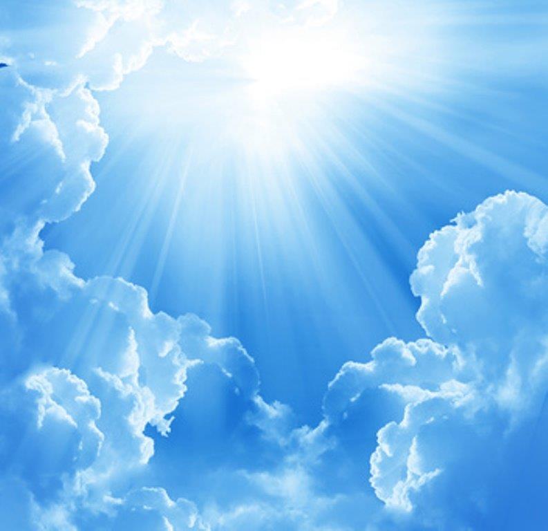Lichtvolle Energie am Himmel — Bild der Website Karten und Energie